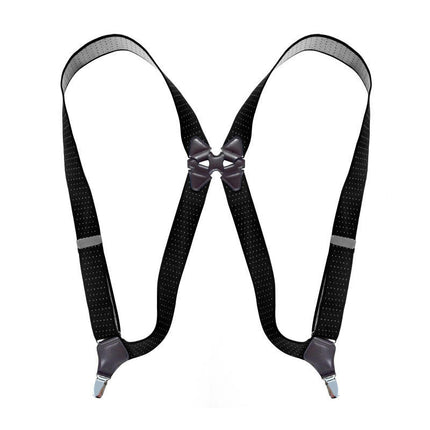 Unisex Side Clip Suspenders Adult 2 Clip Elastic Elastic Suspenders Adjustable Suspenders