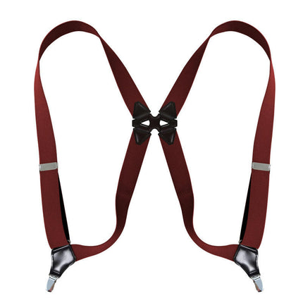 Unisex Side Clip Suspenders Adult 2 Clip Elastic Elastic Suspenders Adjustable Suspenders