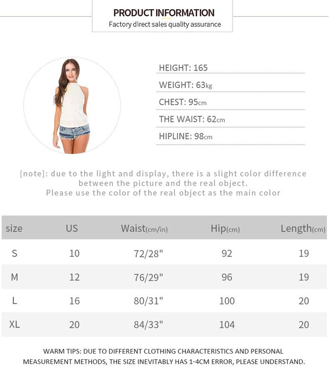 Women's Sexy Low Rise Mini Denim Shorts Jeans Hot Pants