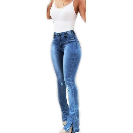 Bell Bottom Jeans for Women High Waisted Flare Stretch Denim Pants