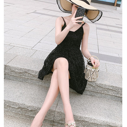 Women's Clear Heeled Sandals Square Toe Open Toe Slip on Dress Shoes