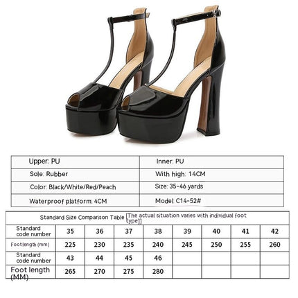 Women's Open Toe Platform Heeled Sandals Ankle Strap Dress Sandals