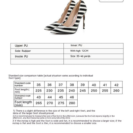 Pointed Toe Sexy High Heels Stiletto Heel Closed Toe Slip on Pumps Shoes