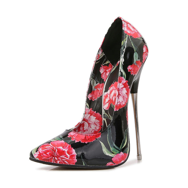 Women High Heels Stiletto Pumps Sexy Pointed Toe Slip On High Heel Pump Shoes