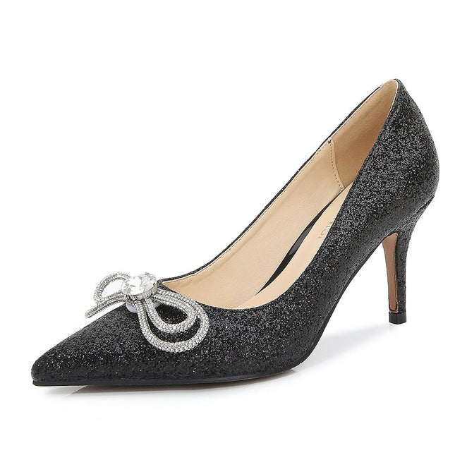 Women's High Heels Pointed Closed Toe Heels Sexy Stiletto Pumps Dress Shoes