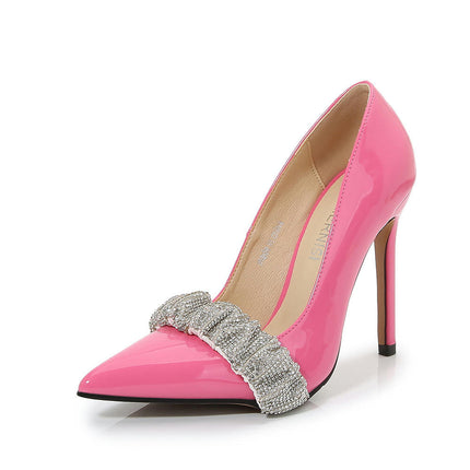 Women's Pointed Toe Slip on Stilettos Party Wedding Pumps Shoes Model A