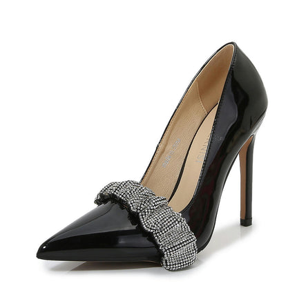 Women's Pointed Toe Slip on Stilettos Party Wedding Pumps Shoes Model A