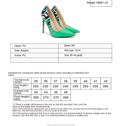 Women's Pumps Pointed Closed Toe Stiletto Sexy High Heels Slip on Dress Shoes