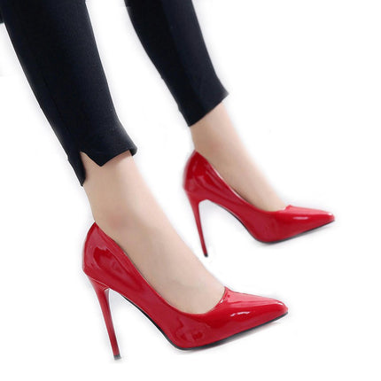 Women's Pumps Pointy Toe Dress Shoes Slip on Stiletto Pumps Model H