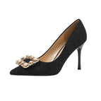 Black (heel height 6.5cm)