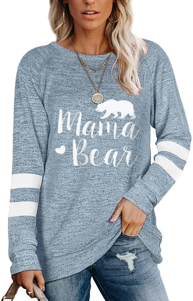 Women's Casual Long Sleeve Tunic Tops Crew Neck Shirt Blouses