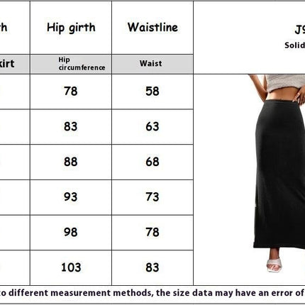 Women's Sexy Bodycon High Waist Stretchy Solid Work Pencil Skirts