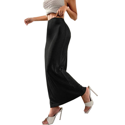 Women's Sexy Bodycon High Waist Stretchy Solid Work Pencil Skirts