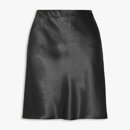 Women's Casual Satin Stretchy High Waist Mini Short Skirt