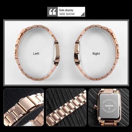 Couple Watch Analog Quartz Diamond Stainless Steel Waterproof Wrist Watch