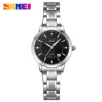Silver shell black face