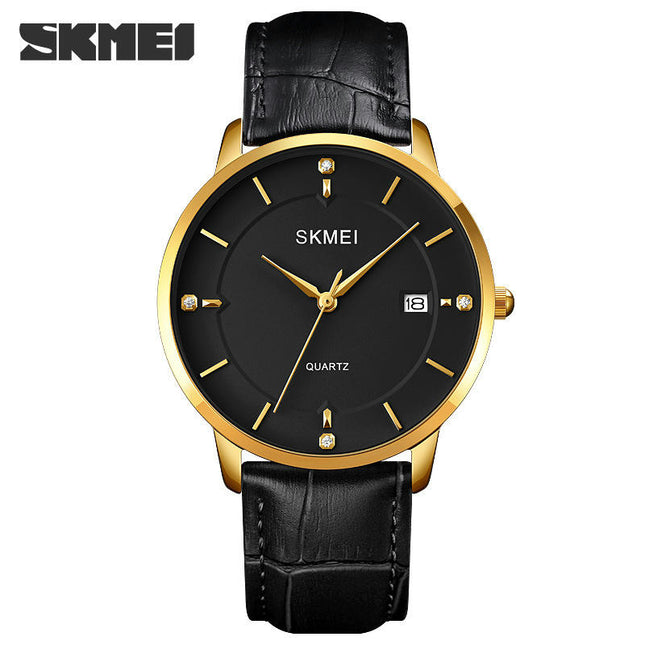 Men's Watch Analog Quartz Watches with Date Diamond Waterproof Men's Wrist Watch