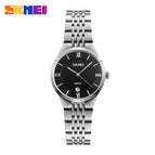 Women's Black Silver Needle