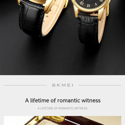 Couple Watches Men Women Waterproof Date Analog Quartz Watch