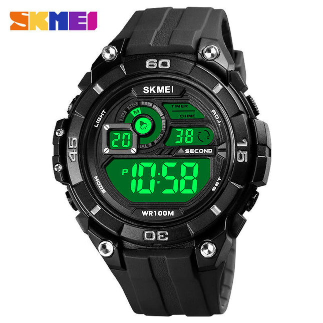 Men's Digital Watch Waterproof Luminous Multifunctional Sport Electronic Watch