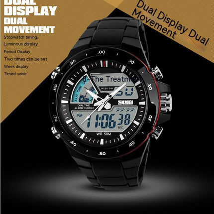Men's Analog Digital Sports Watches Multifunctional Waterproof LED Watch