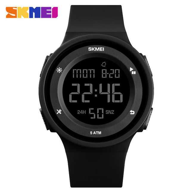 Men's Women's Digital Sports LED Electronics Watches Waterproof Alarm Back Light Watch