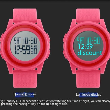 Sports Waterproof Digital Watches with Wide-Angle Display Wrist Watch for Men Women