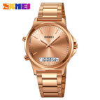 Rose gold case rose gold dial