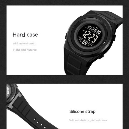 Men's Digital Sports Electronic Watch Waterproof Wrist Watches for Men with Stopwatch Alarm