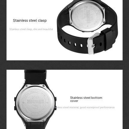 Men Digital Sports Watch Electronic Sport Watch Multi-Function Waterproof Watch