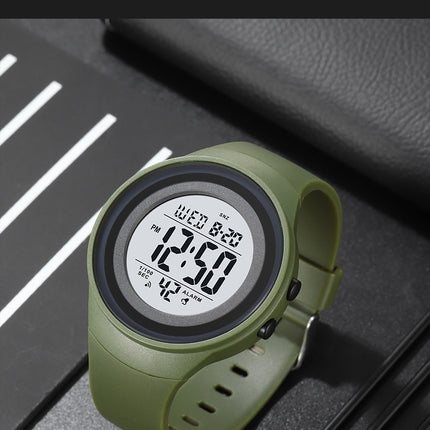 Men Digital Sports Watch Electronic Sport Watch Multi-Function Waterproof Watch