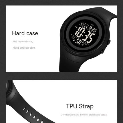 Men Digital Sports Watch Electronic Sport Watch Multi-Function Waterproof Watch