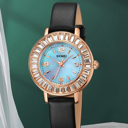 Fashion Women Wrist Watch, Lady Leather Quartz Watches Waterproof Analog Watches