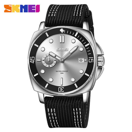 Men's Watches Nylon Strap Luminous Analog Quartz Waterproof Watches for Men