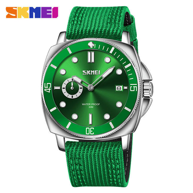 Men's Watches Nylon Strap Luminous Analog Quartz Waterproof Watches for Men