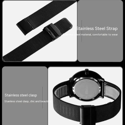 Watch for Men Quartz Stainless Steel Waterproof Wrist Watch