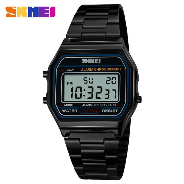 Men's  Digital Watch Business Square Waterproof Wrist Watches