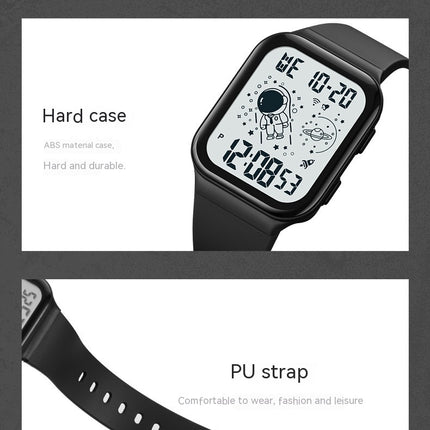 Men Multi-Function Waterproof Watch LED Digital Square Watches