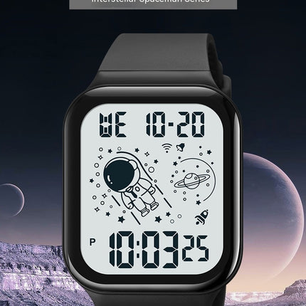 Men Multi-Function Waterproof Watch LED Digital Square Watches