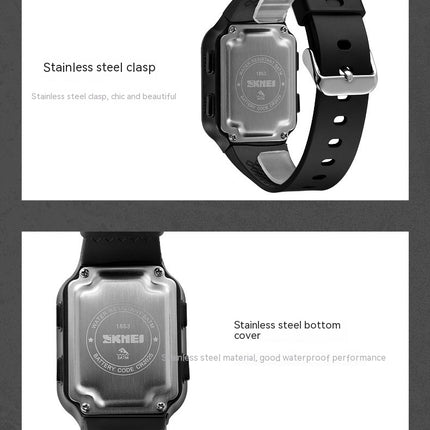 Men Multi-Function Waterproof Watch LED Digital Square Watches