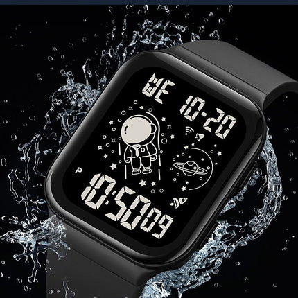Men Multi-Function Waterproof Watch LED Digital Square Watches