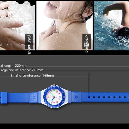 Kids Watch Waterproof Cute Cartoon Girls Wrist Watch for Little Child Time for Children