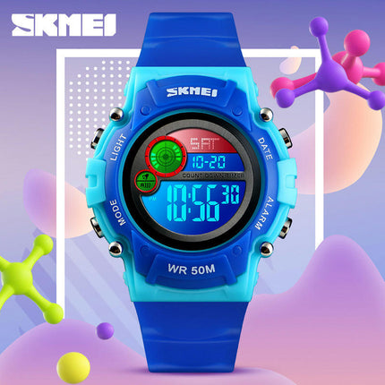Kids Watch, Waterproof Sports Digital Watches for Boys Girls with Colorful LED Light