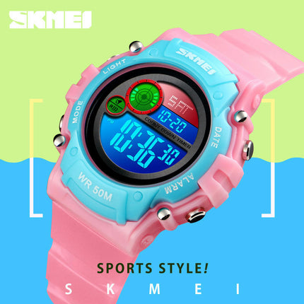 Kids Watch, Waterproof Sports Digital Watches for Boys Girls with Colorful LED Light