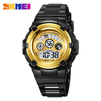 Digital Sports Watches for Child with Waterproof EL Light Alarm