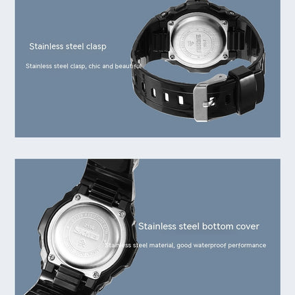 Digital Sports Watches for Child with Waterproof EL Light Alarm