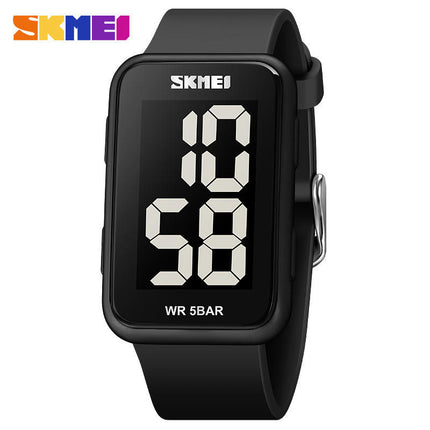 Digital Rectangular Watch Waterproof LED Luminous Outdoor Sports Watch