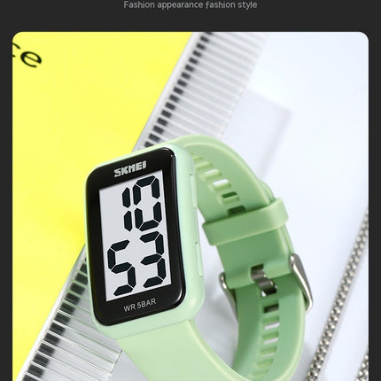 Digital Rectangular Watch Waterproof LED Luminous Outdoor Sports Watch