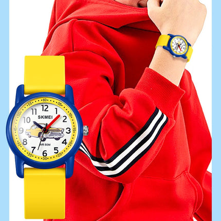Kids Analog Watch, Waterproof Toddlers Digital Watch Cute Cartoon Watches