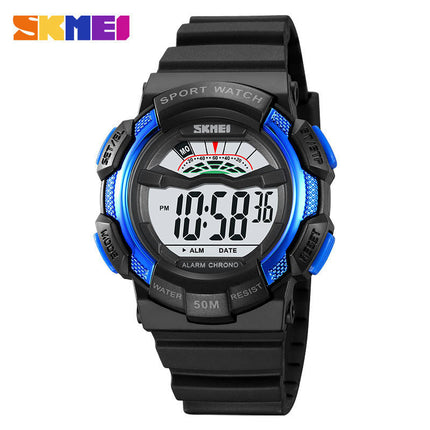 Kids Watches Digital Outdoor Sport Waterproof Electrical LED-Lights Watches with Luminous